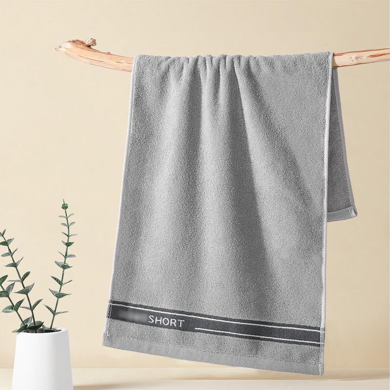 Pure Cotton Soft Absorbent Face Towels with Embroidered Logo - 14 Count Set