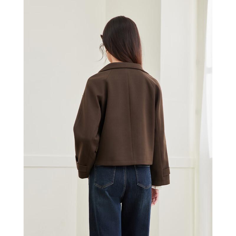 IEF Petite Women's Vintage Woolen Coat