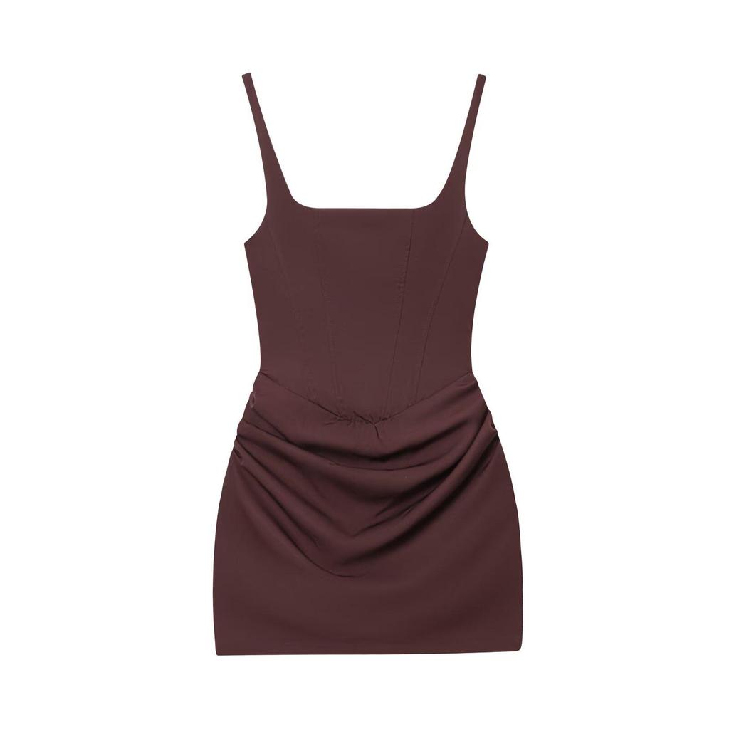 NSSF Self-Made Women's Sleeveless Strappy Bodycon Mini Dress