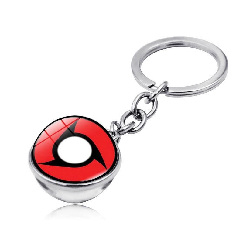

Sharingan Keychain Naruto With Glass Ball Cartoon Style For Memorabilia Anime StyleA