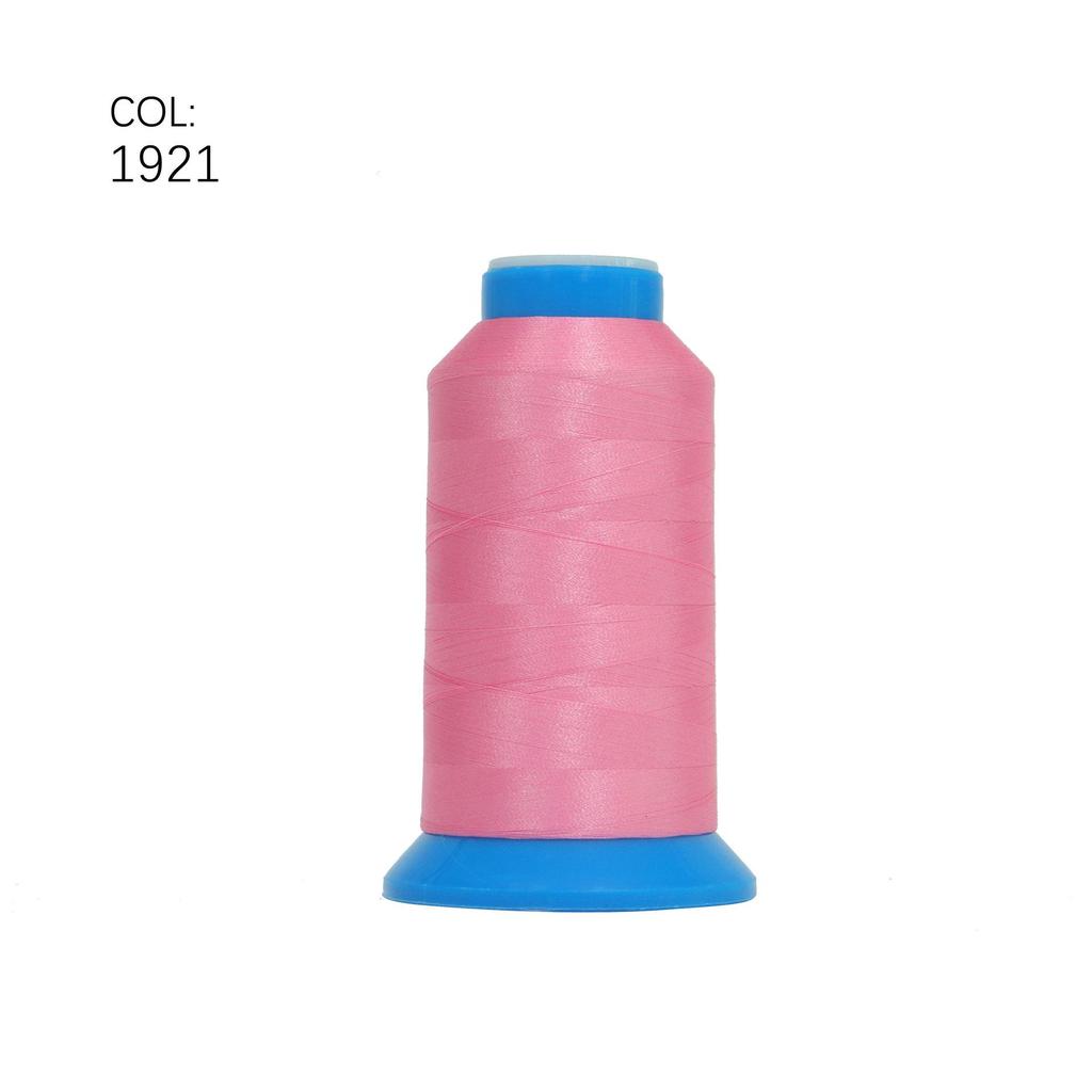 Linha de Bordado 75D/2 de Poliéster Ultrafino de Alta Resistência - 80 Cores, 4000 m