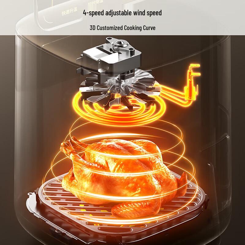 Joyoung 6.5L Dual Heat Smart Air Fryer CN plug (adapter included)
