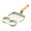 2 In1 Fried Egg Steak Fry Pan Small Mini Hamburger Pan Breakfast Egg Pan  Gas Induction Cooker