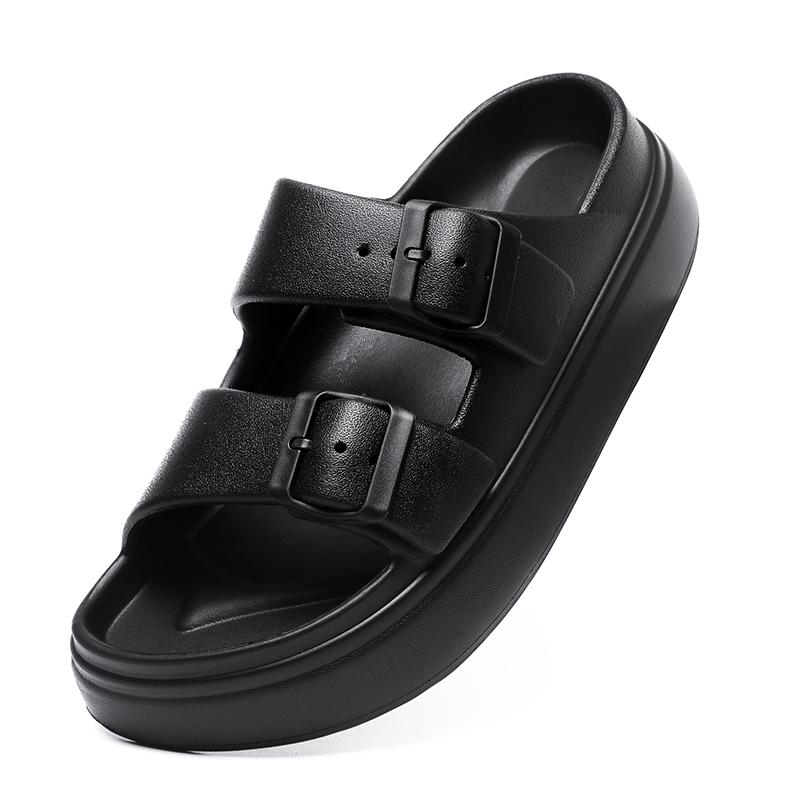 Fashion Thick Platform Eva Flip Flops For Women 2025 Summer Clip Toe Non Slip Beach Sandals Woman Comfortable Soft Sole Cloud Slippers