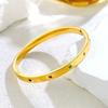 Stainless Steel Bracelet with Non Fading Temperament Plated 18k Gold Vacuum Plated Bracelet for Women