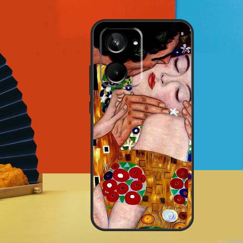 Gustav Klimt Kiss Art For Realme 15 Pro 10 11 12 13 14 Pro Plus GT6 GT7 C51 C53 C55 C61 C63 C65 C67 C71 C75 Case
