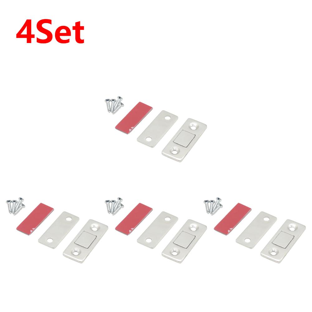 Magnetic Door Catch Cabinet Magnetic Catch Adhesive Drawer Magnet Catch Ultra Thin Cabinet Door Magnetic Catch Drawer Closures