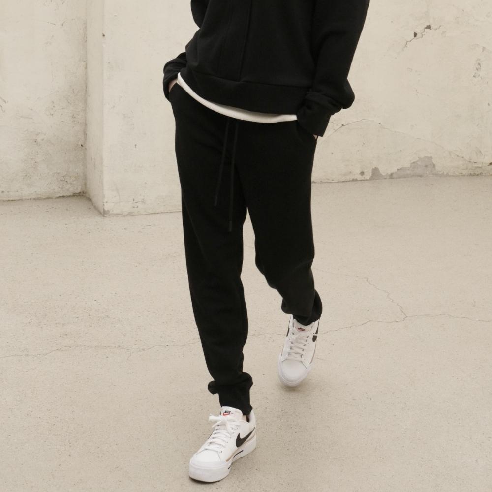 ACUD Terry Bending Zogger Pants _Black