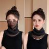 New Versatile Magic Scarf Headband Small Scarf Sunscreen Mask Hanging Ear Style Solid Color Scarves Party Gift