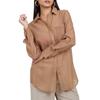 Womens/Ladies Collared Long-Sleeved Shirt