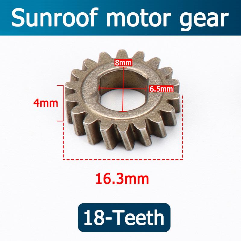 Quality Motor Gear 18/19-Teeth Bearing Steel Material Sunroof Motor Gear Repair Kit Easy Fixng for W203 W204 W211 Auto Car Parts 18-Teeth(16.3mm)