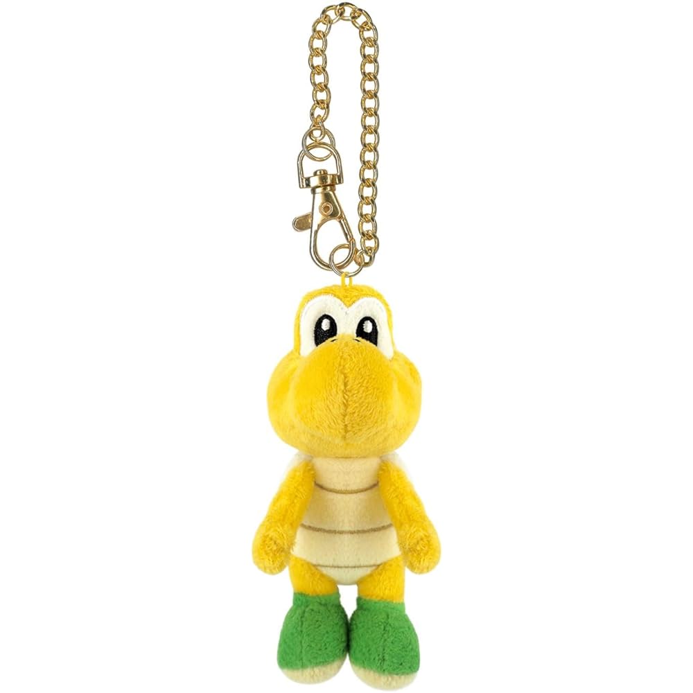 Sanei Boeki Super Mario All Star Collection Koopa Troopa Plush Toy 5.5x6.5x12cm Soft Stuffed Animal