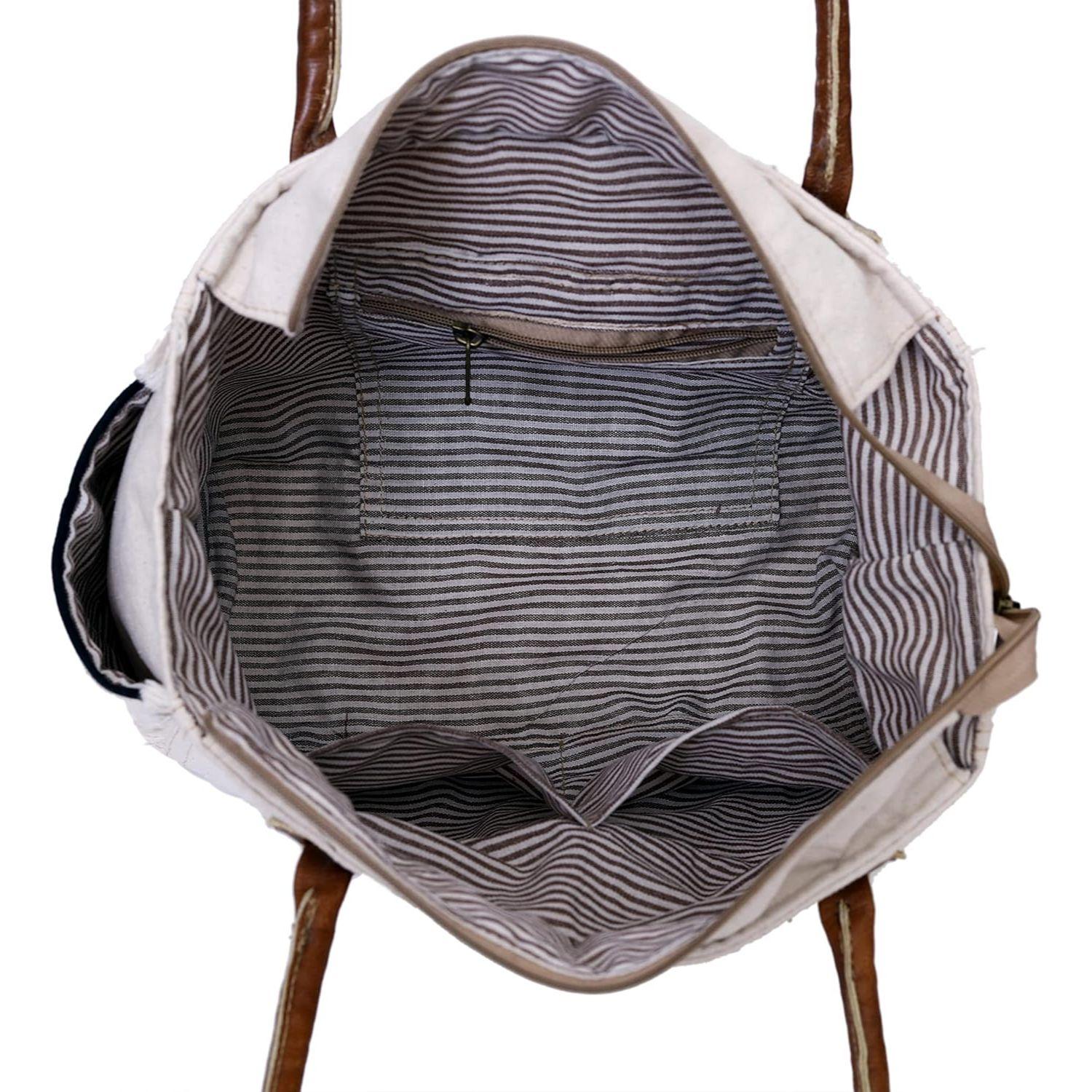 Сумка Sel De Mer из переработанного холста Большая сумка из переработанного холста — фото 6