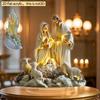 New Nativity Jesus Birth Scene Xmas Table Centerpiece Accessory 2D Flat Acrylic for Home Office Decoration Party DIY Ornment