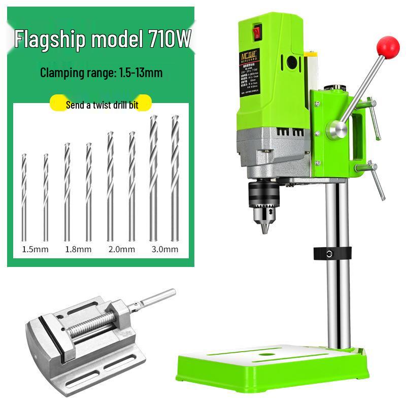 Mini 220V Variable Speed Micro Bench Drill for Industrial and Household Use – Ideal for Bead Making