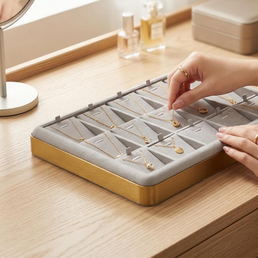 Jewelry Display Tray Sturdy for Retail Counters