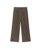 THE COLDEST MOMENT Tcm Hem Two Button Pants (Brown)