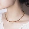 Kiee Oshimu (Silver925) 508 Brown Shell Necklace