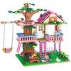 Dream City Friendship Tree House Princess Castle Building Blocks Model Figures Garden Diy Toys For Girl Birthday Gift