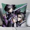 Anime SScissor Seven Pillow Case Fashion Square Pillowcase Bedroom Sofa Room Ins Decoration Leisure
