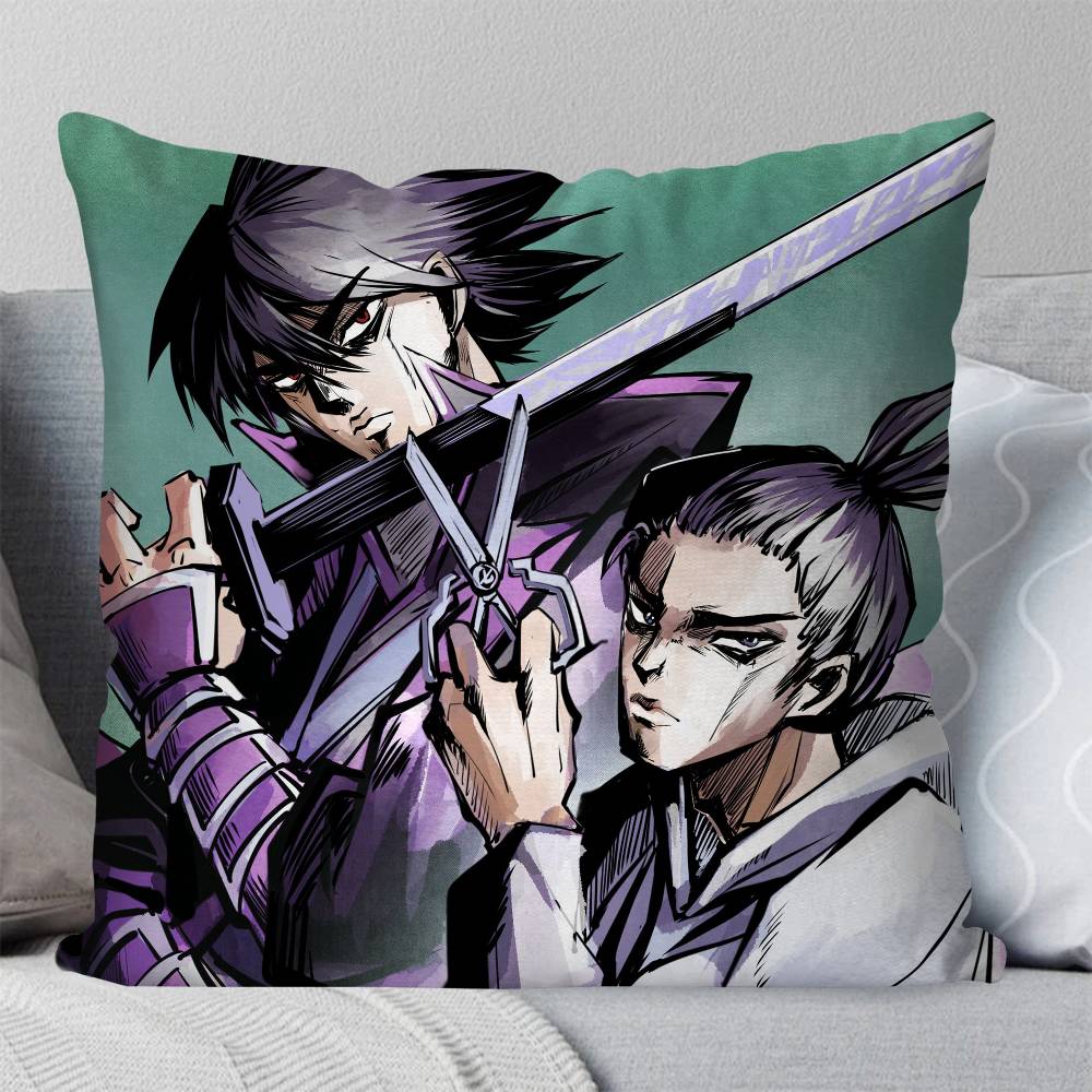 Anime SScissor Seven Pillow Case Fashion Square Pillowcase Bedroom Sofa Room Ins Decoration Leisure