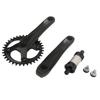 Bike Crankset Square 104BCD Crank 36T Chainring Sprocket Bottom Bracket Aluminum Alloy Bike Parts