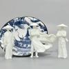 Cool Chinese Kung Fu Swordsman Figure Sand Table Layout Mini Landscape Supplies Desk Decoration Fairy Garden Miniatures