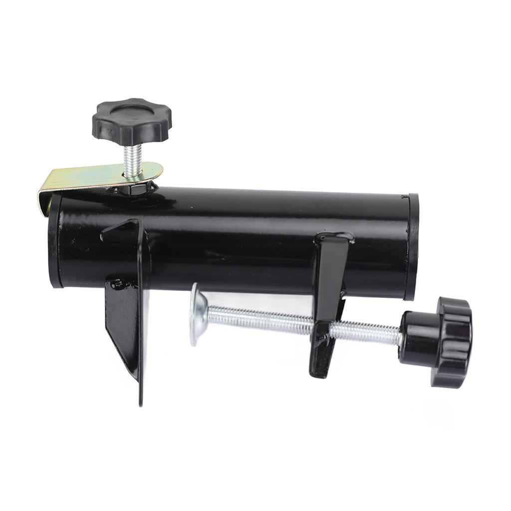 Umbrella Clamp Steel Outdoor Stable Umbrella Clip for Garden Yard Fishing Rod Black