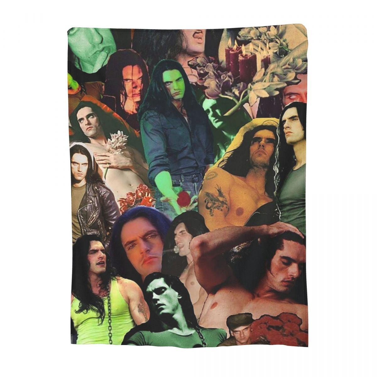 

Type O Negative Peter Steele Dark Goth Blankets Flannel Breathable Sofa Throw Blankets For Couch Bedding Throws Bedspread Quilt 30x40in