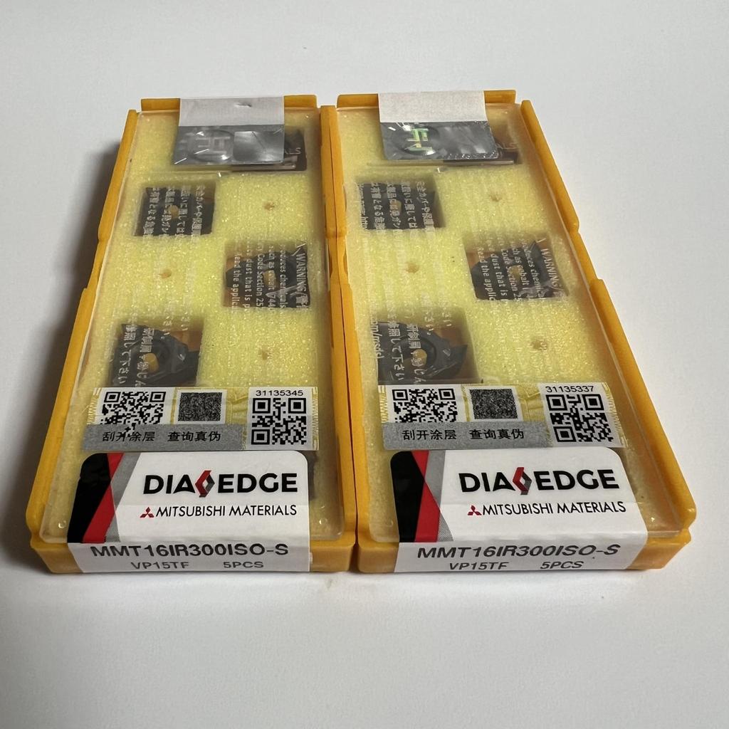 MITSUBISHI / MMT16IR300ISO-S VP15TF / Carbide CNC Blade 10 Pcs