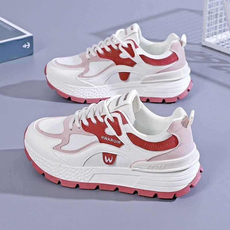 Nuove Scarpe da Papà Scarpe Traspiranti Versatili con Suola Spessa Scarpe Sportive da Corsa Casual