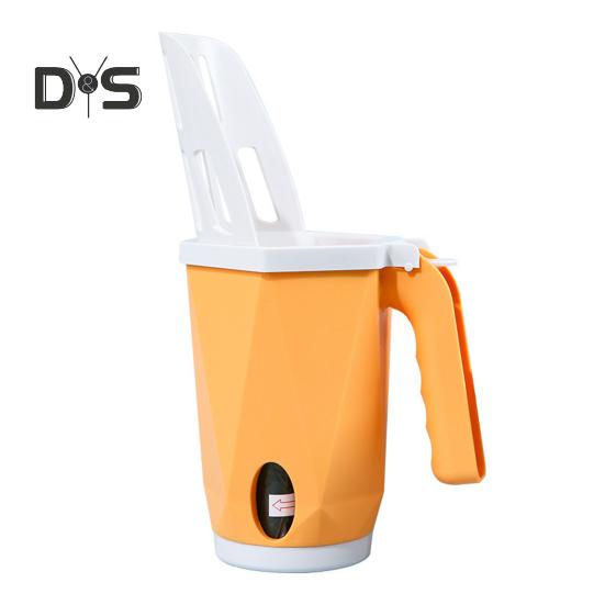 Cat Litter Scooper with Trash Container Ergonomic Grip Cat Litter Shovel Portable Poop Scooper Kitty Litter Sifter with Waste Dispenser