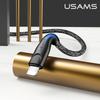 Usams Kabel Pleciony U41 Lightning 3M2A Czarny/Black Sj397Usb01 (Us-Sj397) Fast Charge