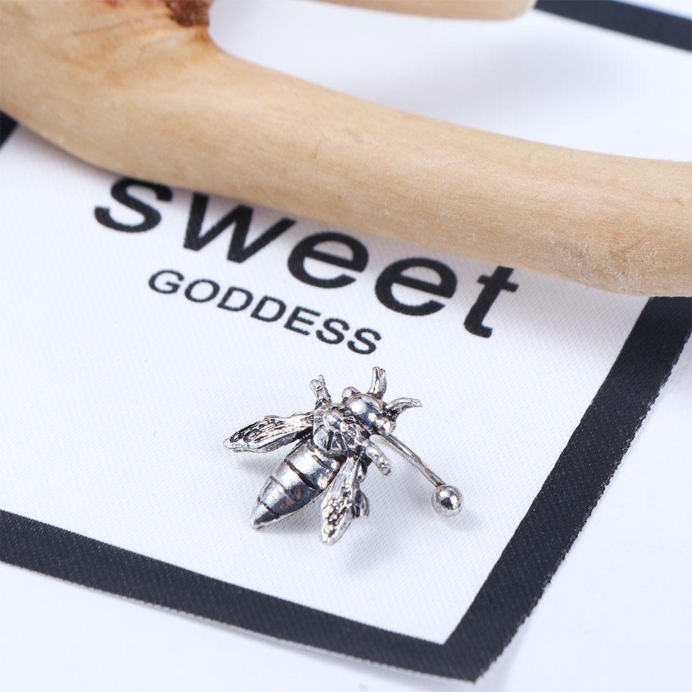 Metal No Piercing Accessories Bee Gold Silver Color Jewelry Stud Earrings Ear Cuffs Clip Earrings