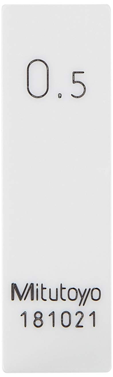 

Mitutoyo Rectangular Gauge Grade Block, Ceramic, 1, 0.5mm, 613506-03