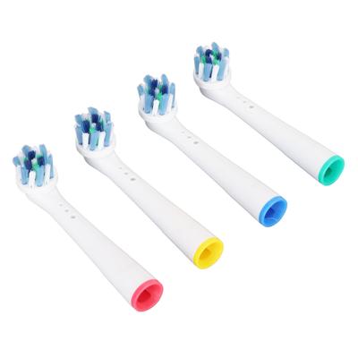 4 STÜCKE Elektrische Zahnbürstenköpfe Weiche Borsten Bürstenköpfe Set Ersatz für Oral B Braun D12 D10