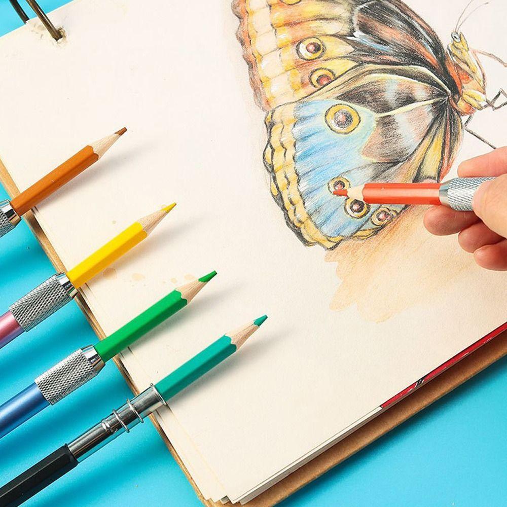 Adjustable Pencil Extension Holder Universal Pencil Lengthper Pencil Extender  Students/Artist