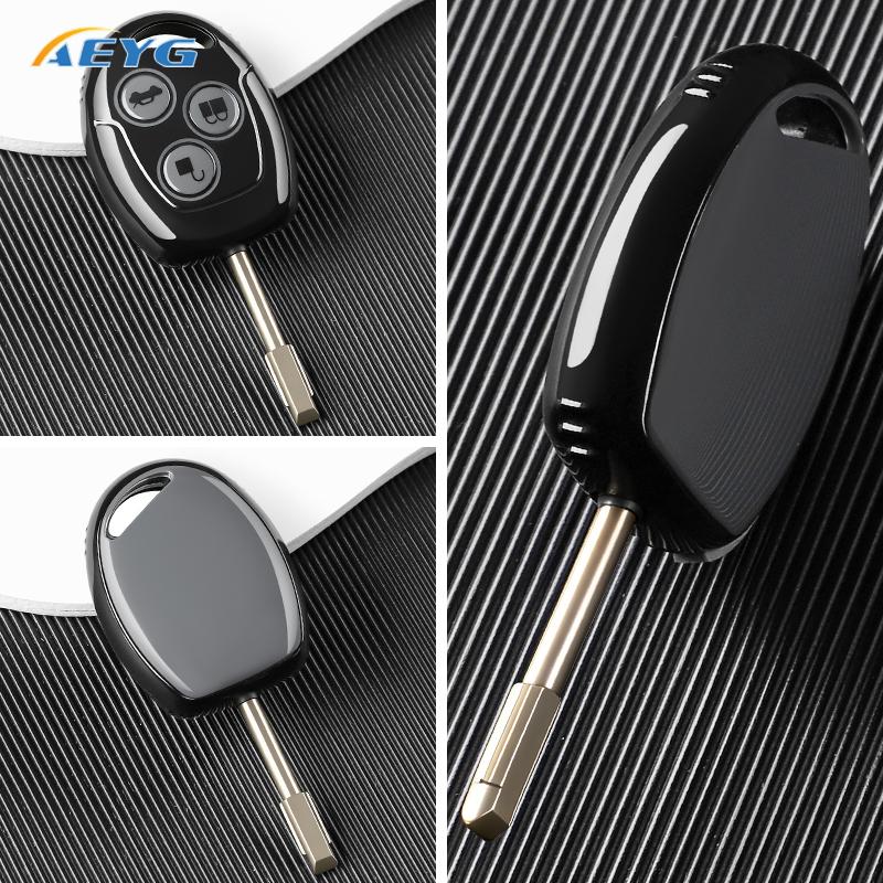 New Soft Tpu Car Key Case Shell Cover For Ford Focus Fiesta Fusion C-Max For Mondeo Galaxy C-Max S-Max Holder Fob Accessories