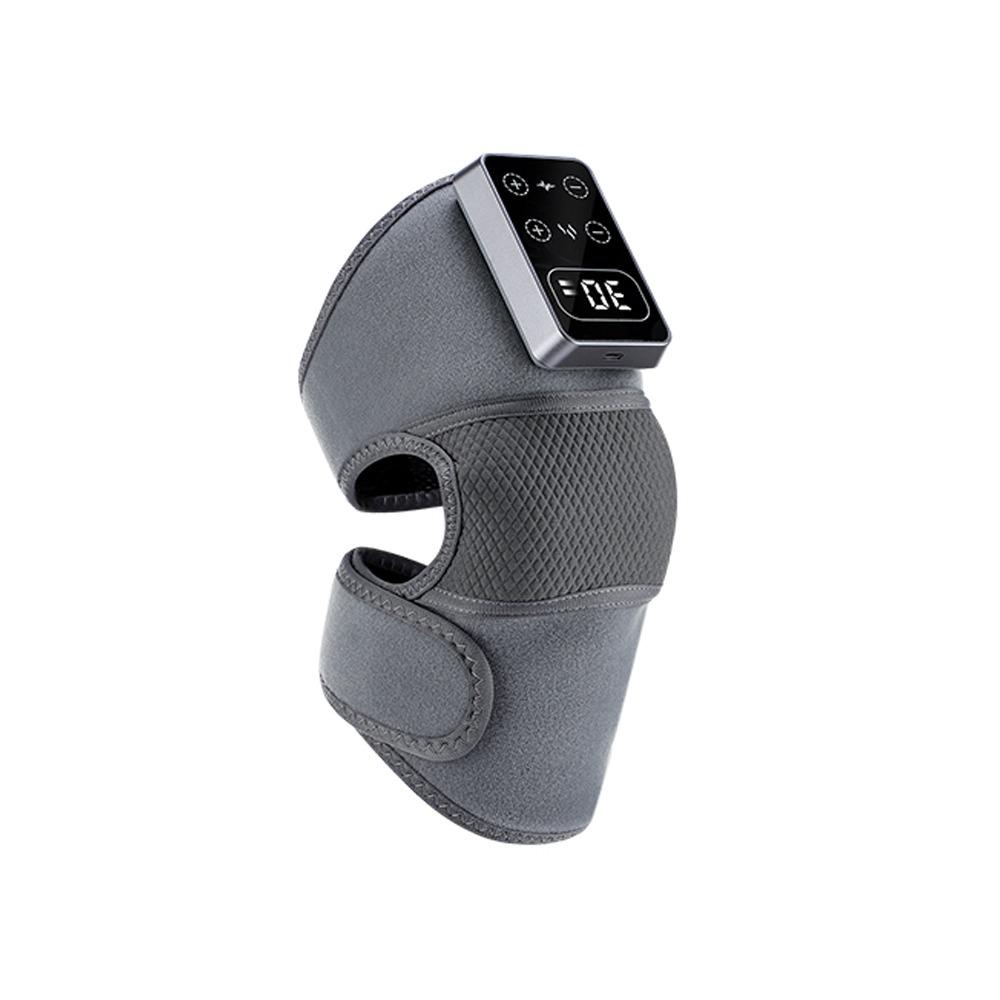 

Rechargeable Electric Knee Massager 3 in 1 Heating Vibration Massager Knee Elbow Brace Exercise серый