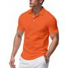Men's Summer Leisure Culture Breathable Short Sleeved Shirt Top