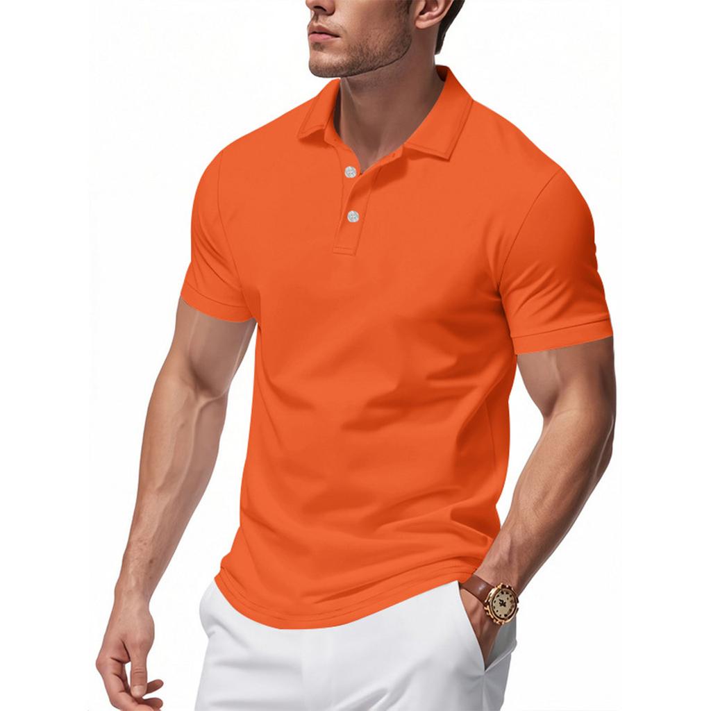 Men's Summer Leisure Culture Breathable Short Sleeved Shirt Top