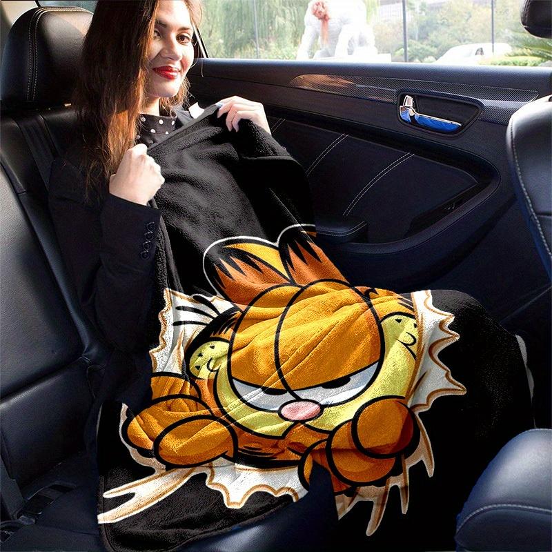 1pc, Garfield Cartoon Character Home Decor Blanket, Perfect for Couch, Bed, Travel, Camping, Car, Beach, Office Nap, Soft Throw Gift IdeaA053