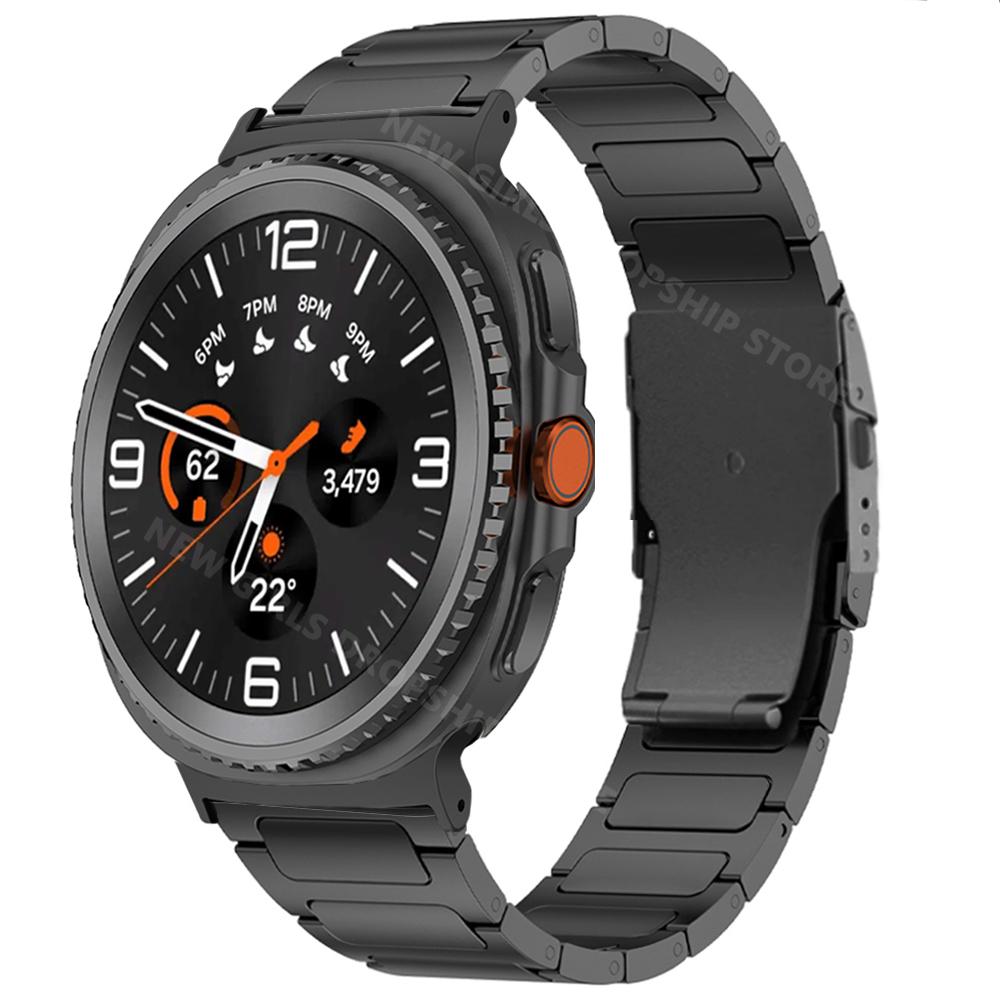 Titanium Wrist Band for Samsung Galaxy Watch 8 Classic 46mm 8 44mm 40mm Luxury Business Strap for Samsung Galaxy Ultra 47mm