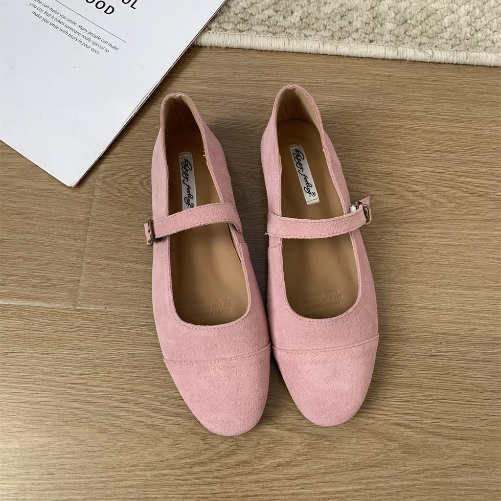Fashion Bailamos Fashion Round Toe  Ballet Flats Woman Soft Loafers Ladies Brand Design Mary Jane Shoes Mujer Size35-40ujer