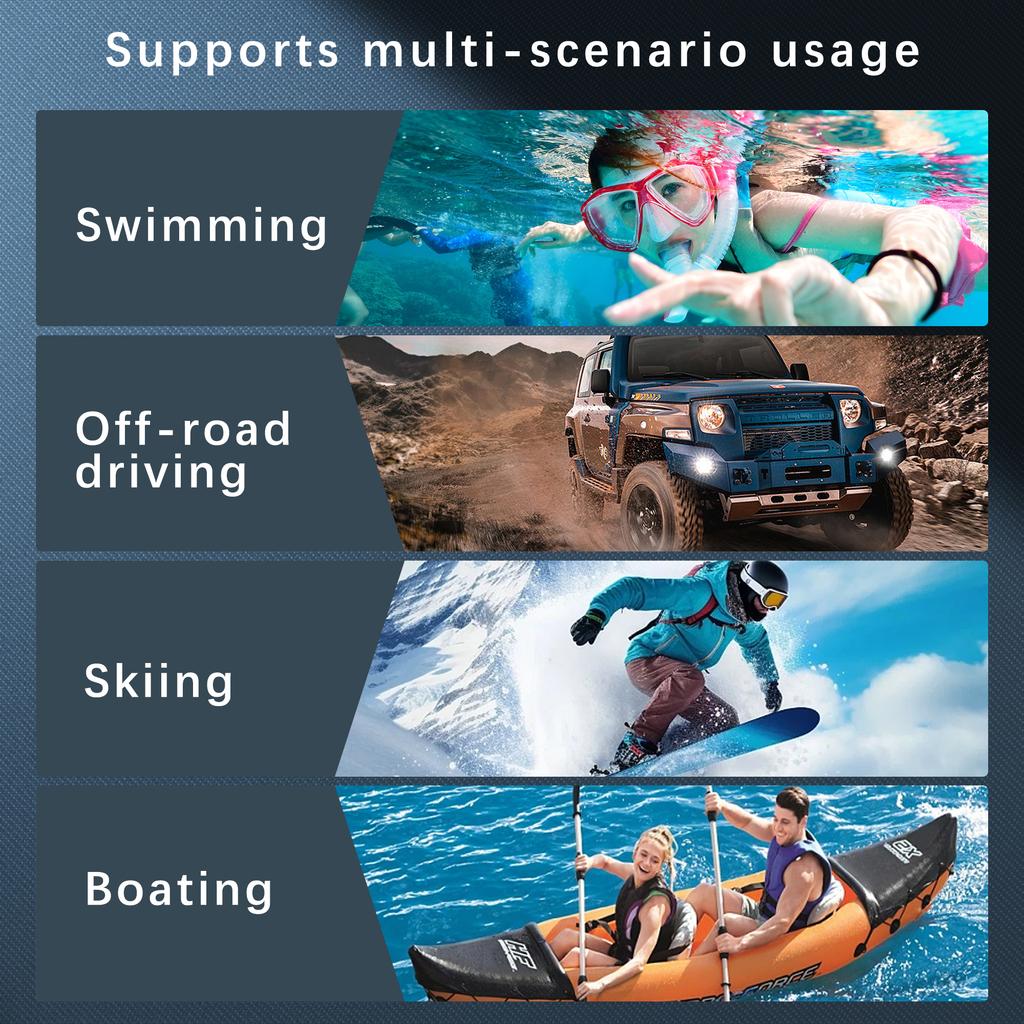 REDPEPPER Dot+ Series For iPhone 16 Plus Phone Case Compatible with MagSafe IP68 Waterproof Clear Phone Cover