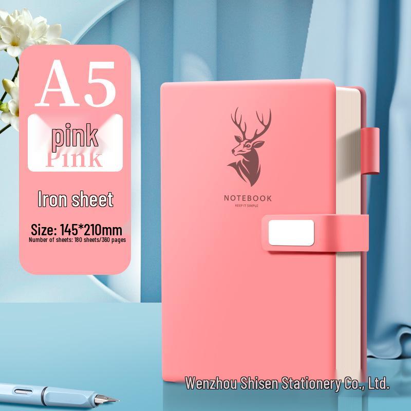 A5 Business Schnallen Notizbuch Set: Benutzerdefinierter Verdickter Notizblock mit Geschenkbox für Büromeetings