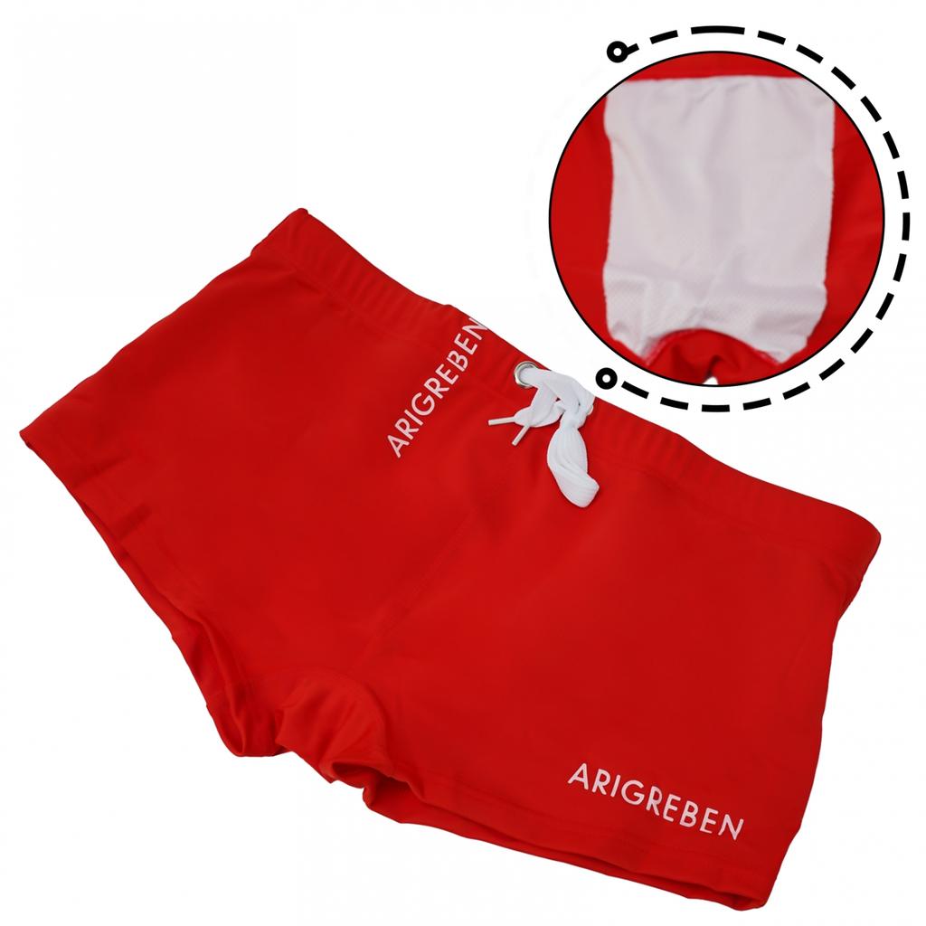 Atmungsaktive und bequeme Herren-Badeshorts mit Kreuzdesign, ideal für den Sommer