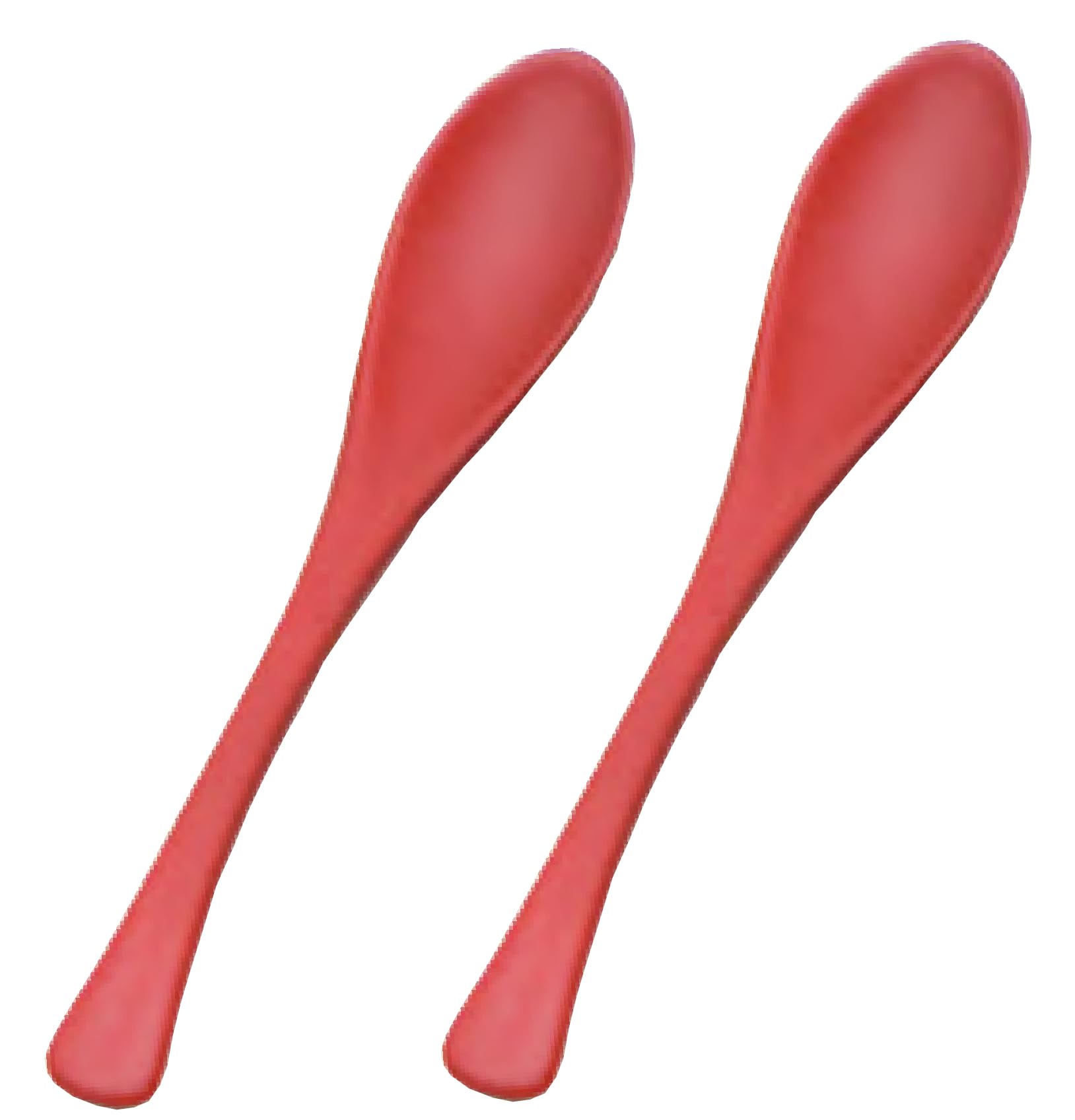 Wakaizumi Lacquerware Dishwasher Safe Porridge Matte Set of Spoons, Vermilion, 2, H-60-17