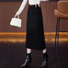 Luxurious Woolen A-Line High-Waisted Skirt - Women's Autumn/Winter 2025 Collection
