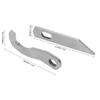 Precision Sewing Machine Overlock Knife Silver Upper Lower Knife Serger Blade  Home Sewing